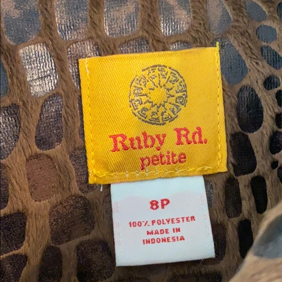 Ruby Rd Giraffe Print Jacket - Picture 3 of 8